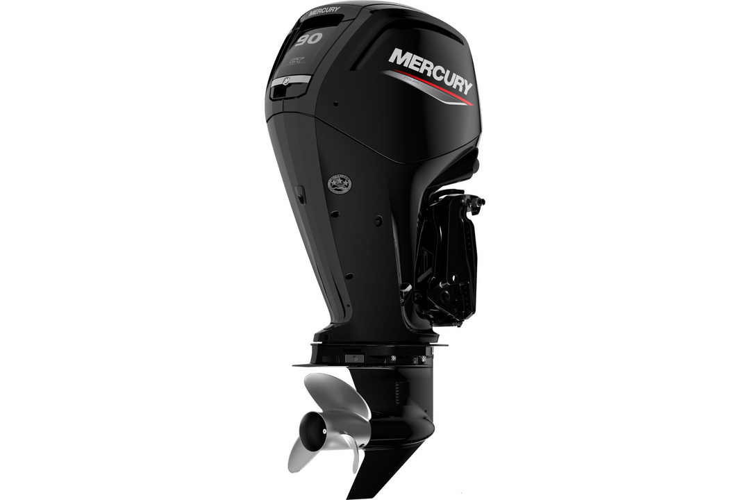 MERCURY 90EXLPT, 25" SHAFT, POWER TRIM