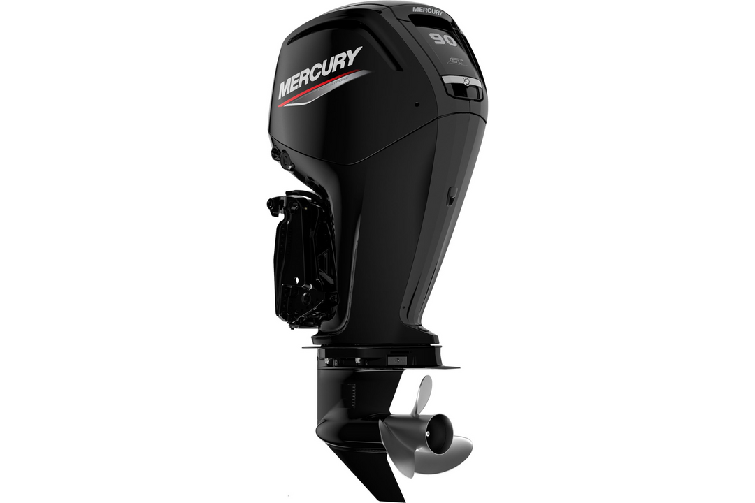 MERCURY 90EXLPT, 25" SHAFT, POWER TRIM