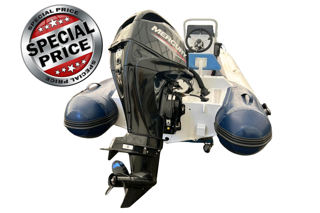 Tall Seas 390C Inflatable Boat with Mercury 40ELPT 4-Stroke EFI - Durable, High-Performance Boating