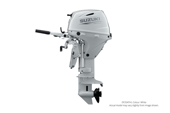 SUZUKI DF20ATS 4S, ELECTRIC START, REMOTE STEER, 15" SHAFT
