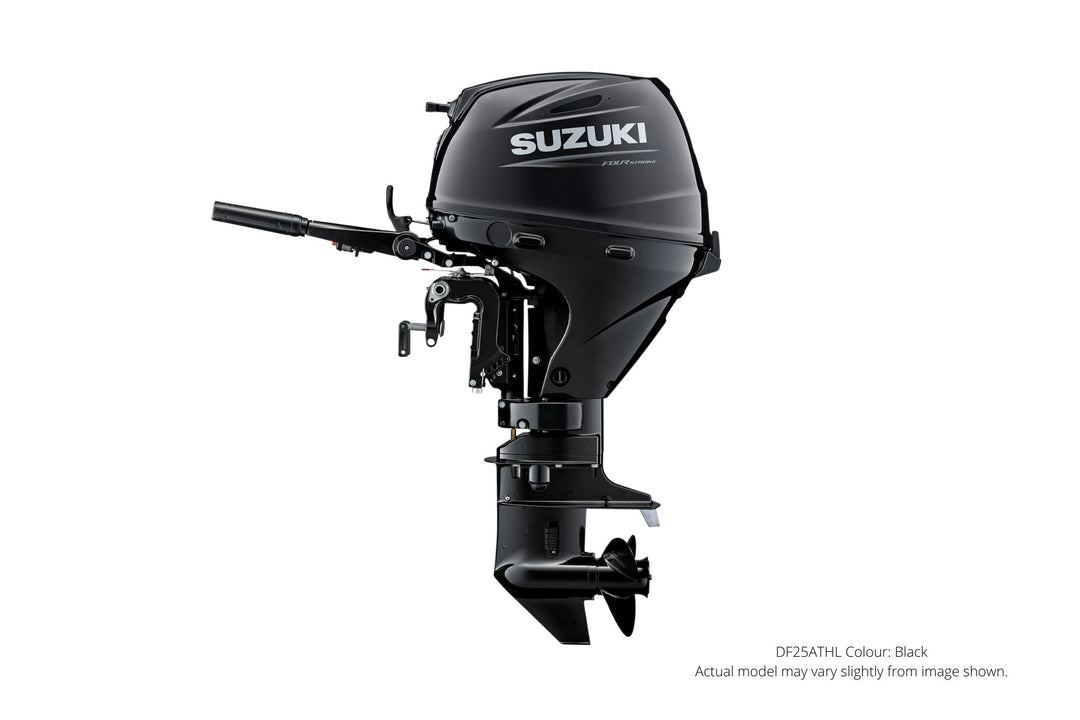 SUZUKI DF20ATS 4S, ELECTRIC START, REMOTE STEER, 15" SHAFT