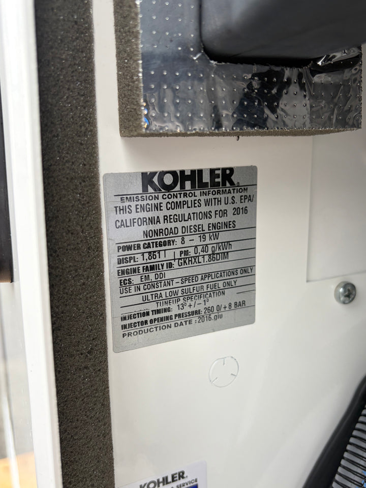 KOHLER 13EKOZD MARINE DIESEL GENERATOR